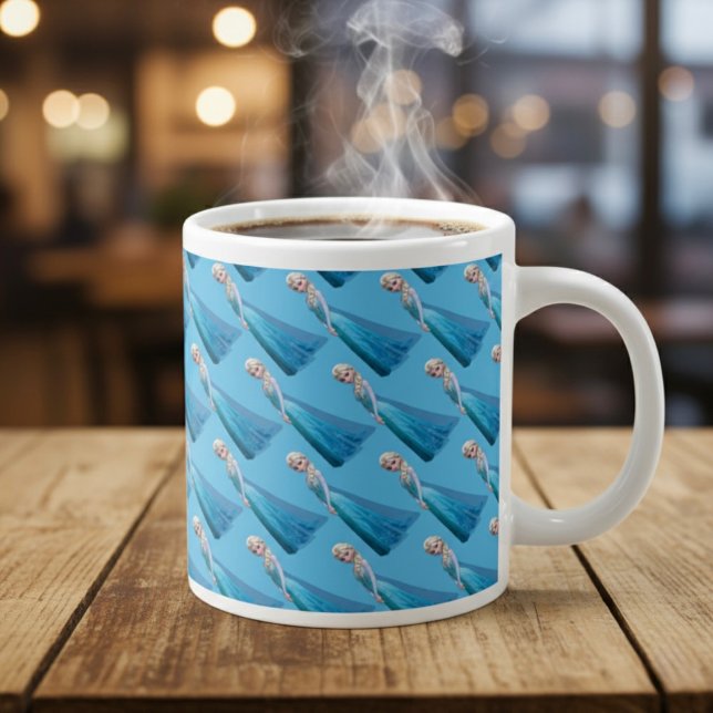 Giant Coffee Mugg, fryst Jumbo Mugg (Skapare uppladdad)