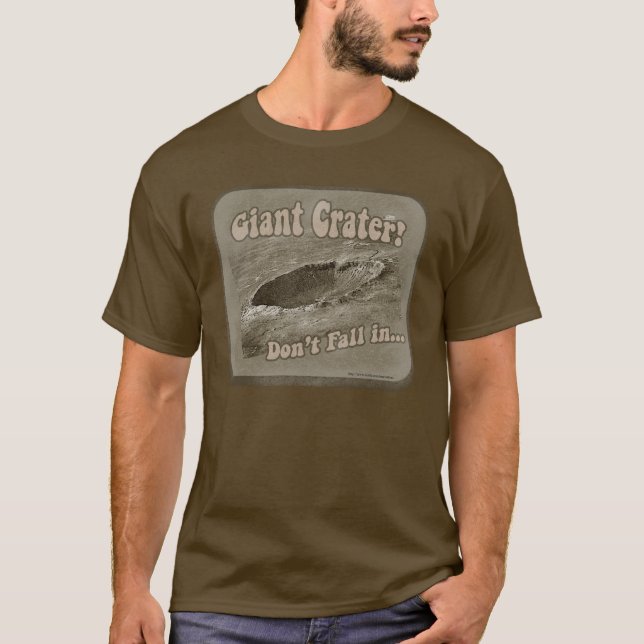 Giant Crater Warning Tee (Framsida)