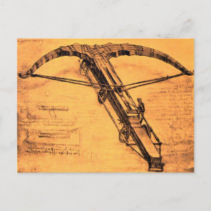 GIANT CROSSBOW ,Antique Parchment Vykort