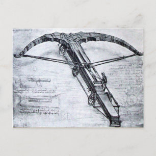GIANT CROSSBOW ,Antique Parchment Vykort