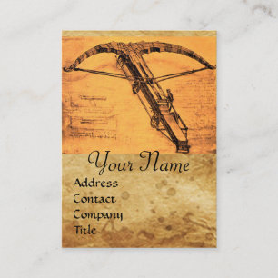 GIANT CROSSBOW MONOGRAM VISITKORT