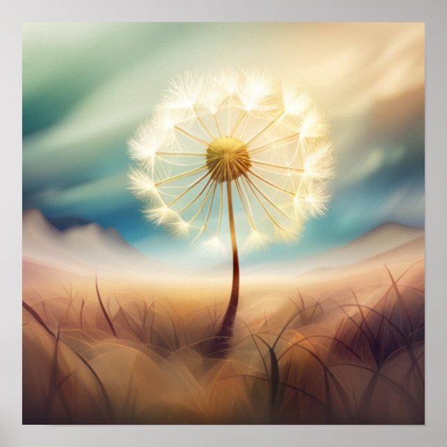 Giant Dandelion Dreams Poster (Framsidan)