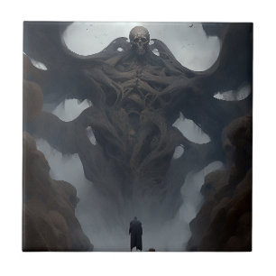 Giant Demon CreatMörk Fantasy Horror Kakelplatta