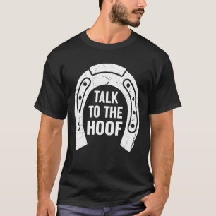 Giant Feet Horse Equestrian Clydesdale Prata med T Shirt