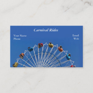 Giant Ferris Wheel och karnival Rides Visitkort