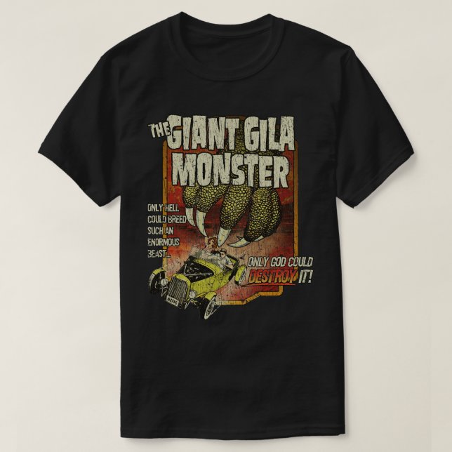 Giant Gila Monster 1959 T Shirt (Design framsida)