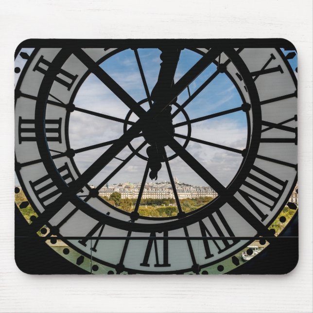 Giant glass klocka på Musée d'Orsay - Paris Musmatta (Framsidan)