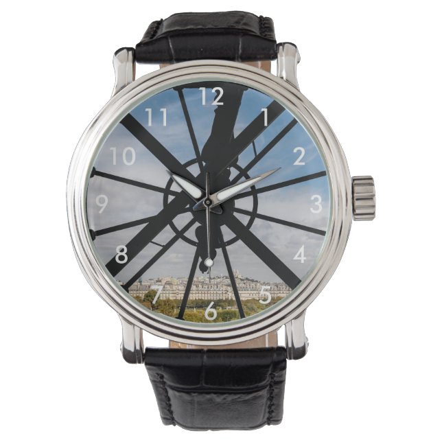 Giant glass-klocka vid Musée d'Orsay - Paris Armbandsur (Framsida)