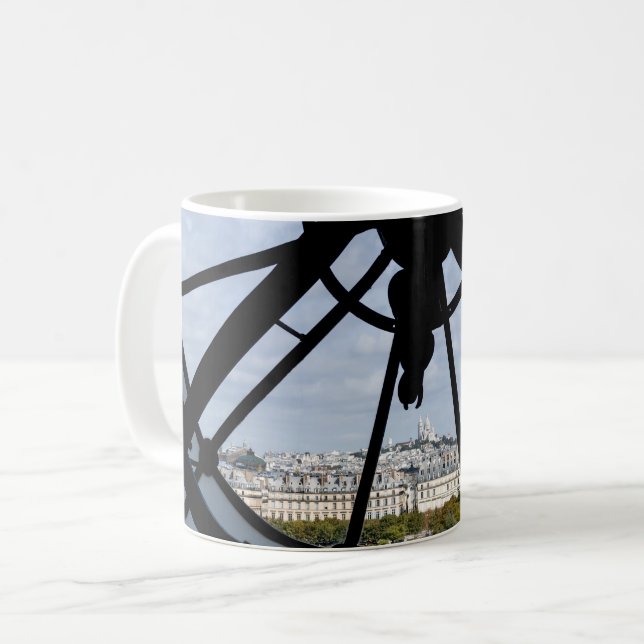 Giant glass-klocka vid Musée d'Orsay - Paris Kaffemugg (Framsida vänster)
