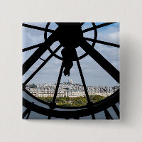 Giant glass-klocka vid Musée d'Orsay - Paris
