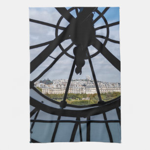 Giant glass-klocka vid Musée d'Orsay - Paris Kökshandduk