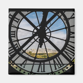 Giant glass-klocka vid Musée d'Orsay - Paris Magnet