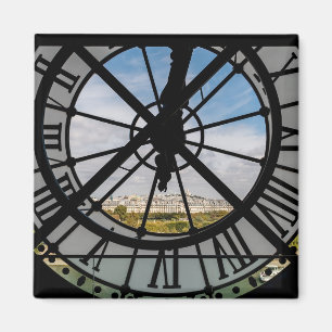 Giant glass-klocka vid Musée d'Orsay - Paris Magnet