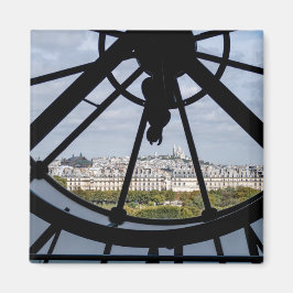 Giant glass-klocka vid Musée d'Orsay - Paris Magnet