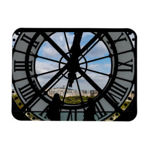 Giant glass-klocka vid Musée d'Orsay - Paris Magnet