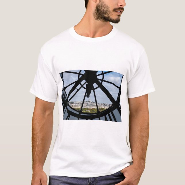 Giant glass-klocka vid Musée d'Orsay - Paris T Shirt (Framsida)