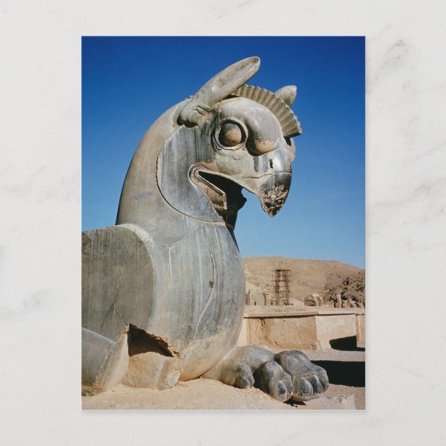 Giant griffin, persian, c.516-465 BC Vykort (Framsida)