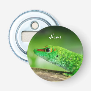 Giant Grönt Day Gecko - Phelsuma grandis Flasköppnare