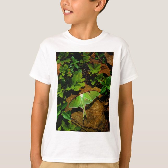 Giant Grönt Luna moth T Shirt (Framsida)