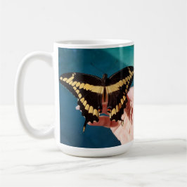 Giant Gult Swallowtail Butterfly Kaffemugg