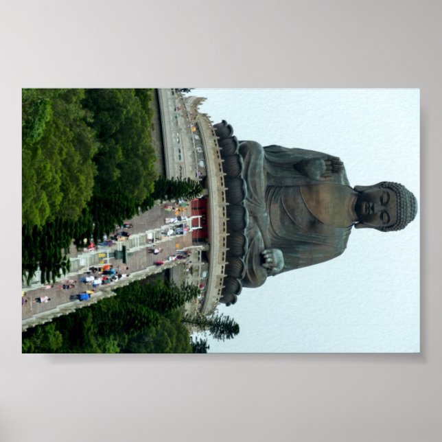 Giant Hong Kong sitta Buddha Poster (Framsidan)