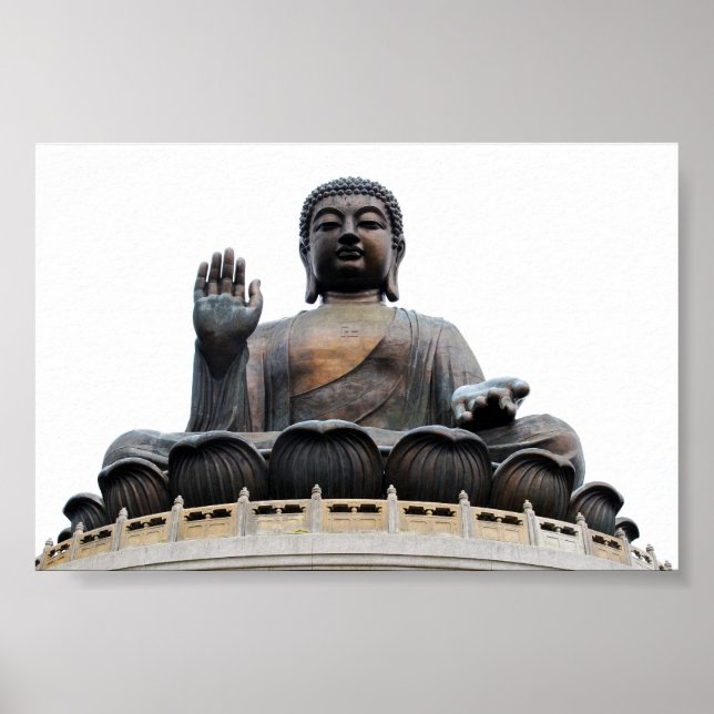 Giant Hong Kong sitta Buddha Poster (Framsidan)