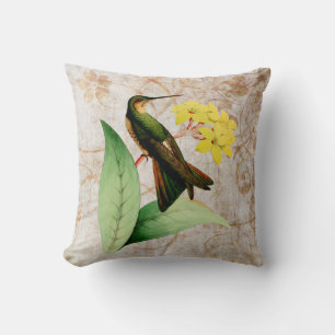 Giant Hummingbird Vintage Grunge Dekorativ kudde