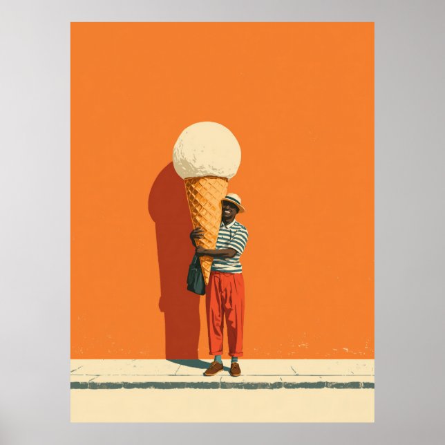 Giant Ice Cream Delight Poster (Framsidan)