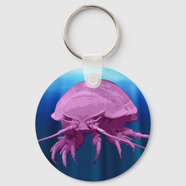 Giant Isopod Keychain Nyckelring (Framsida)