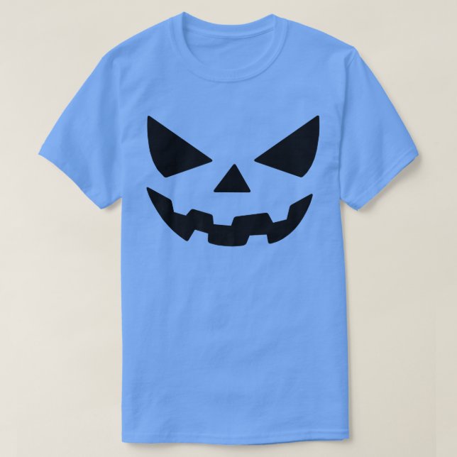 Giant Jack o lantern Ansikte - Scary Halloween Pum T Shirt (Design framsida)