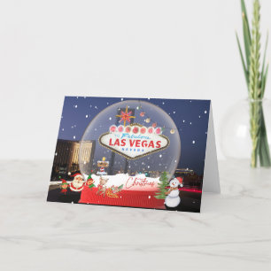 Giant jul Globe Las Vegas Card Tack Kort
