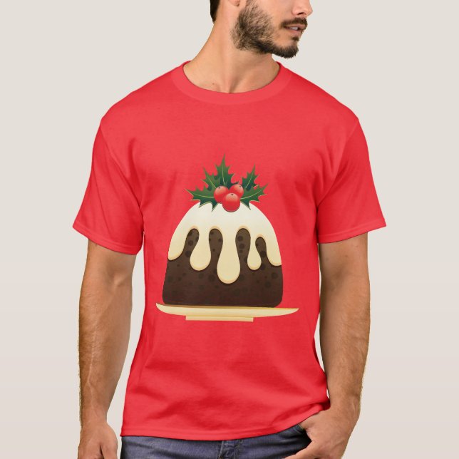 Giant jul Pudding T Shirt (Framsida)