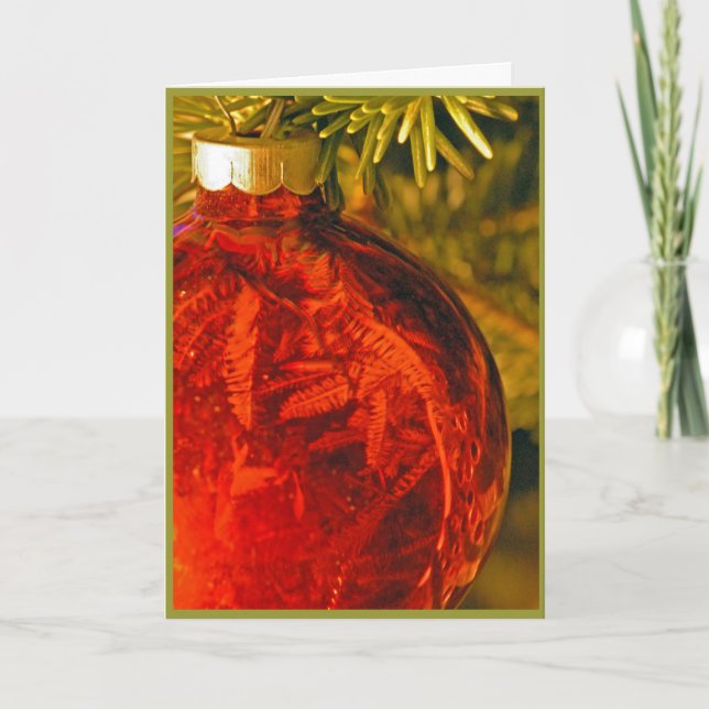 Giant julprydnad " Feliz Navidad"! Helgkort (Framsida)