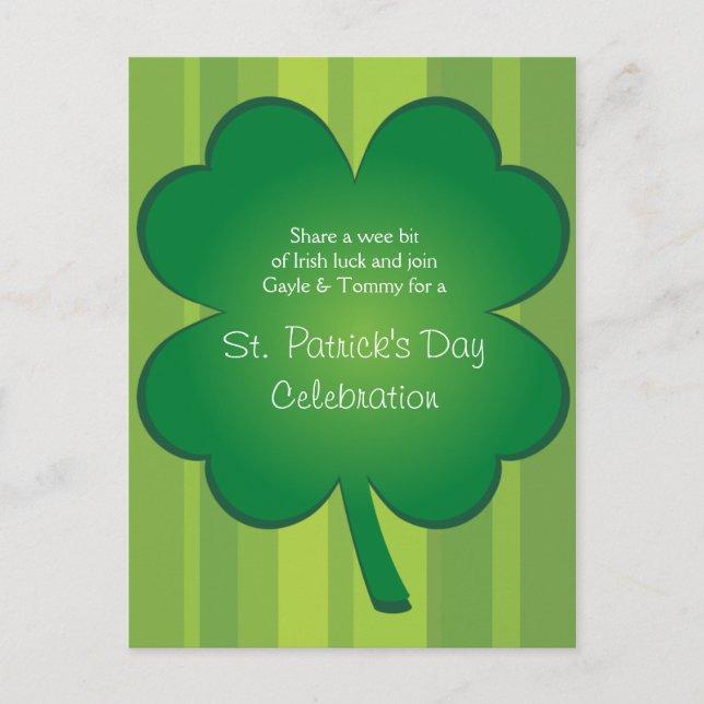 Giant Klöver vykort (Framsida)