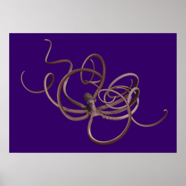 Giant Kraken Poster (Framsidan)