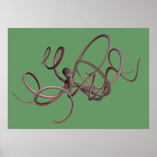 Giant Kraken Poster (Framsidan)