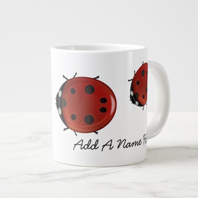 Giant Ladybug Jumbo Mugg (Framsida höger)