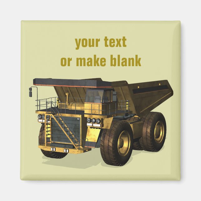 Giant Lastbil Magnet (Framsidan)