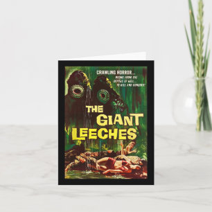Giant Leears Clic Halloween Monster Poster fasa Kort