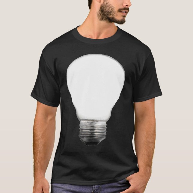 Giant Light Bulb T Shirt (Framsida)