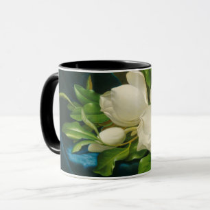 Giant Magnolias på Blue Velvet Trasa Mugg