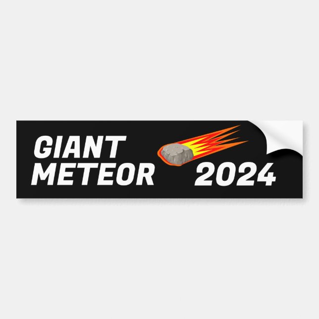 GIANT METEOR 2024 BUMPER STICKERS BILDEKAL (Framsidan)