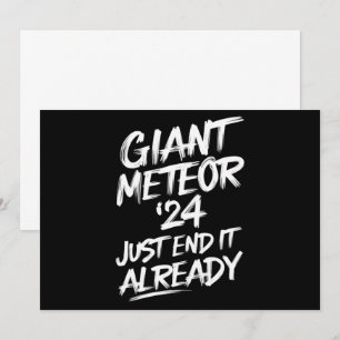 Giant Meteor 2024 Sluta redan nu Inbjudningar
