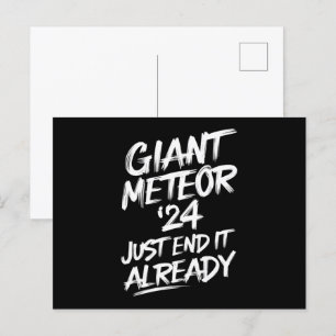 Giant Meteor 2024 Sluta redan nu Vykort
