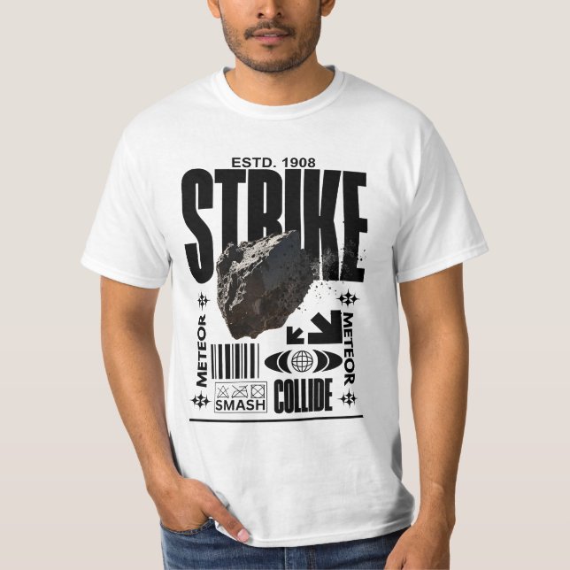 GIANT METEOR SHOWER 2024 CRATER T SHIRT (Framsida)