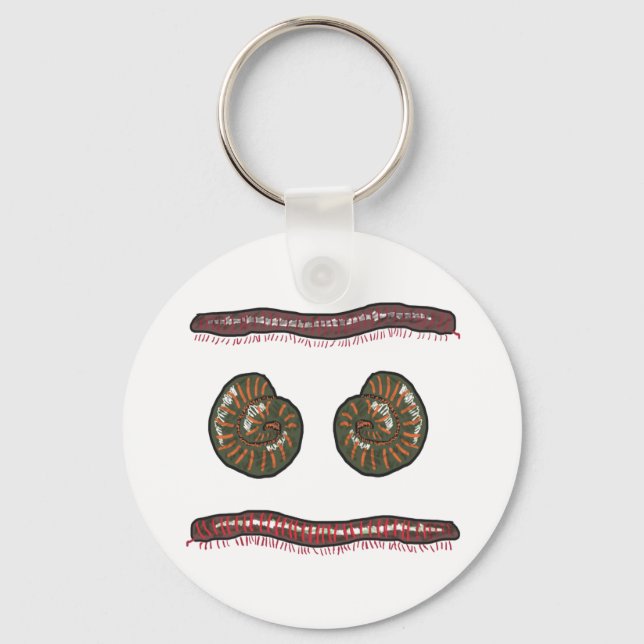 Giant Millipede Nyckelring (Framsida)