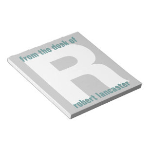 Giant Monogram från Anteckningsblockets skrivbord Anteckningsblock