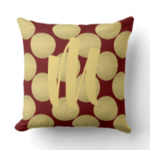 Giant Monogram Guld Polka dots