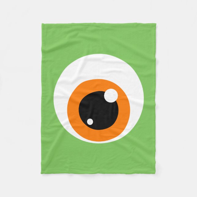 Giant Monster Öga Fleece Blanket (Framsidan)