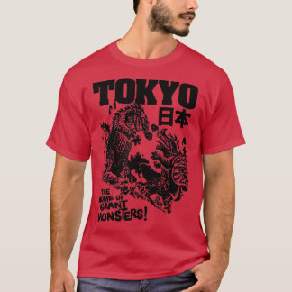 Giant Monsters hem i TOKYO T Shirt